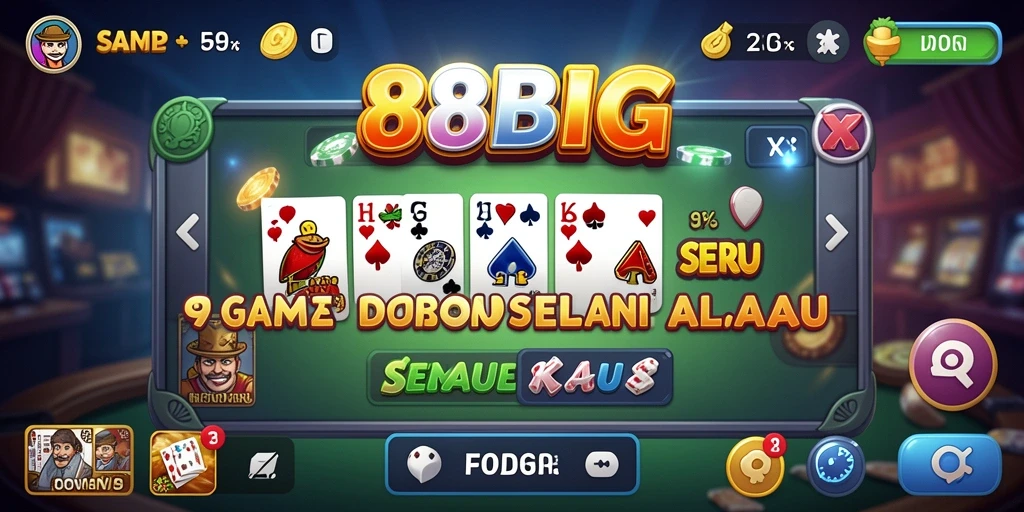 Tampilan gameplay seru dari 88BIG yang mengundang pemain.