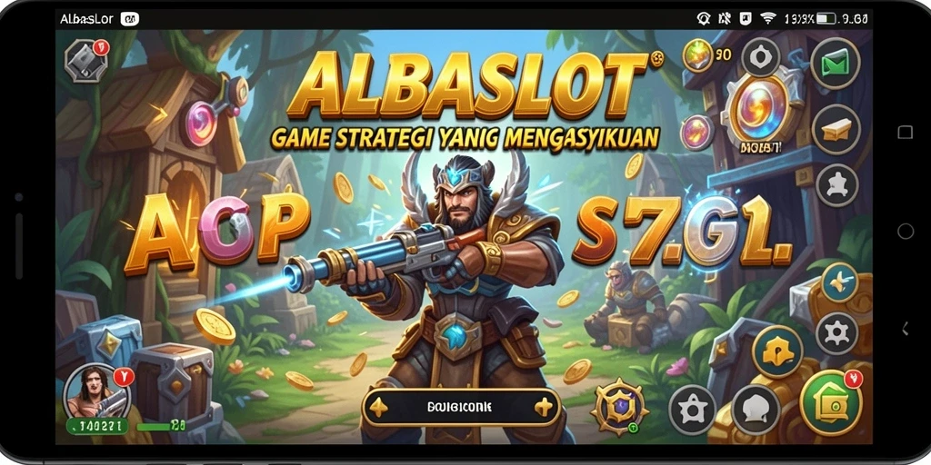 Tampilan gameplay menarik dari ALBASLOT yang menunjukkan strategi dan pertempuran.