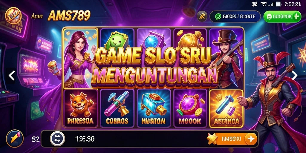 Tampilan gameplay menarik dari AMS789 yang memukau.