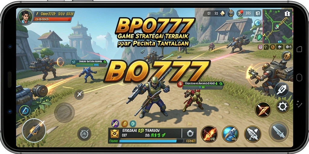 Tampilan gameplay seru dalam BPO777 yang menguji strategi dan taktik.