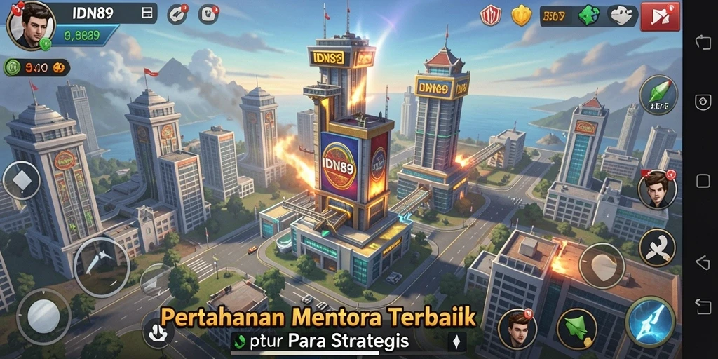 Gameplay seru dan grafis menawan di IDN89 Tower Defense.