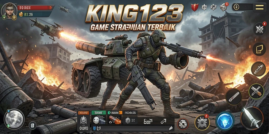 Tangkapan layar KING123 menampilkan aksi pertempuran strategis yang mendebarkan.