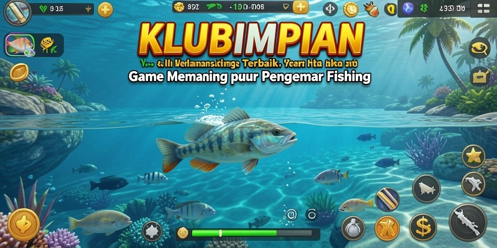 Screenshot KLUBIMPIAN menunjukkan aksi memancing yang seru dan menarik.