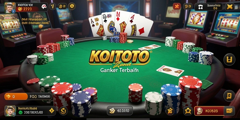 Tampilan gameplay immersive KOITOTO untuk pengalaman Poker yang seru.