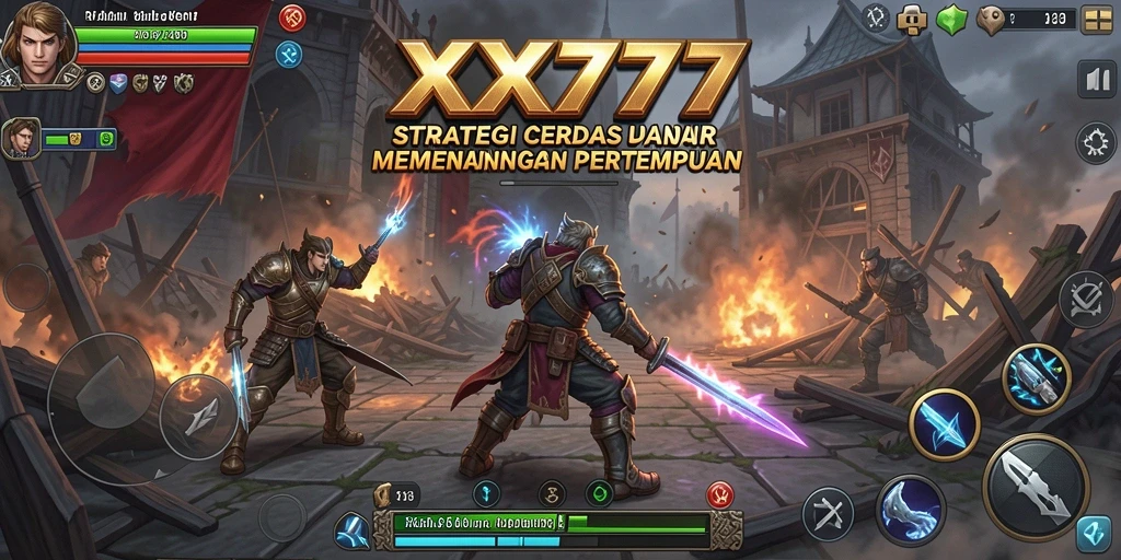 Tampilan gameplay XXX777 yang menegangkan dan strategis.